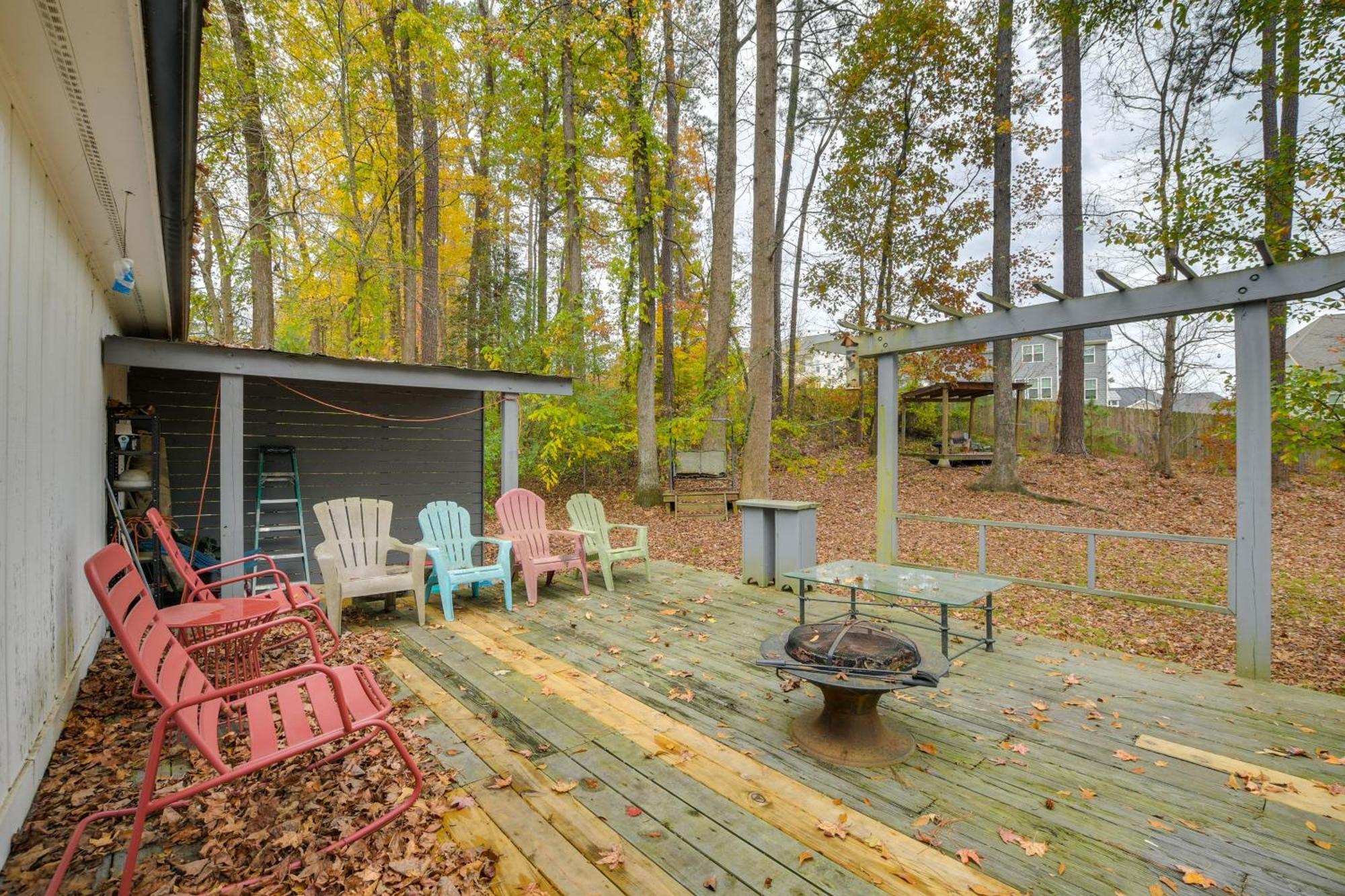 Serene Family Home With Deck In Knightdale! Buitenkant foto